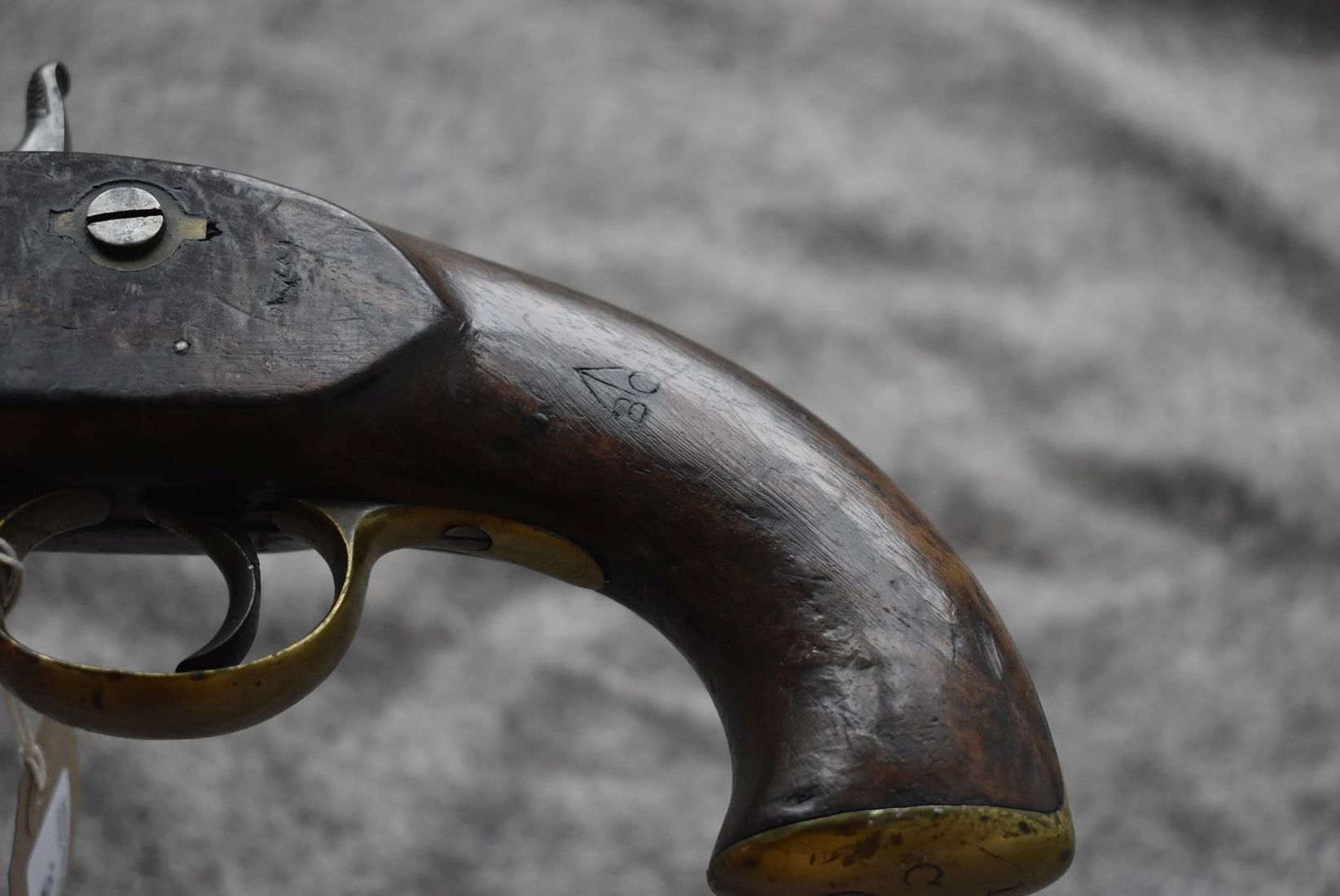 A RARE .753 CALIBRE PATTERN 1842 LANCER'S PISTOL TO THE 16TH LANCERS, 9inch barrel stamped with - Image 9 of 13