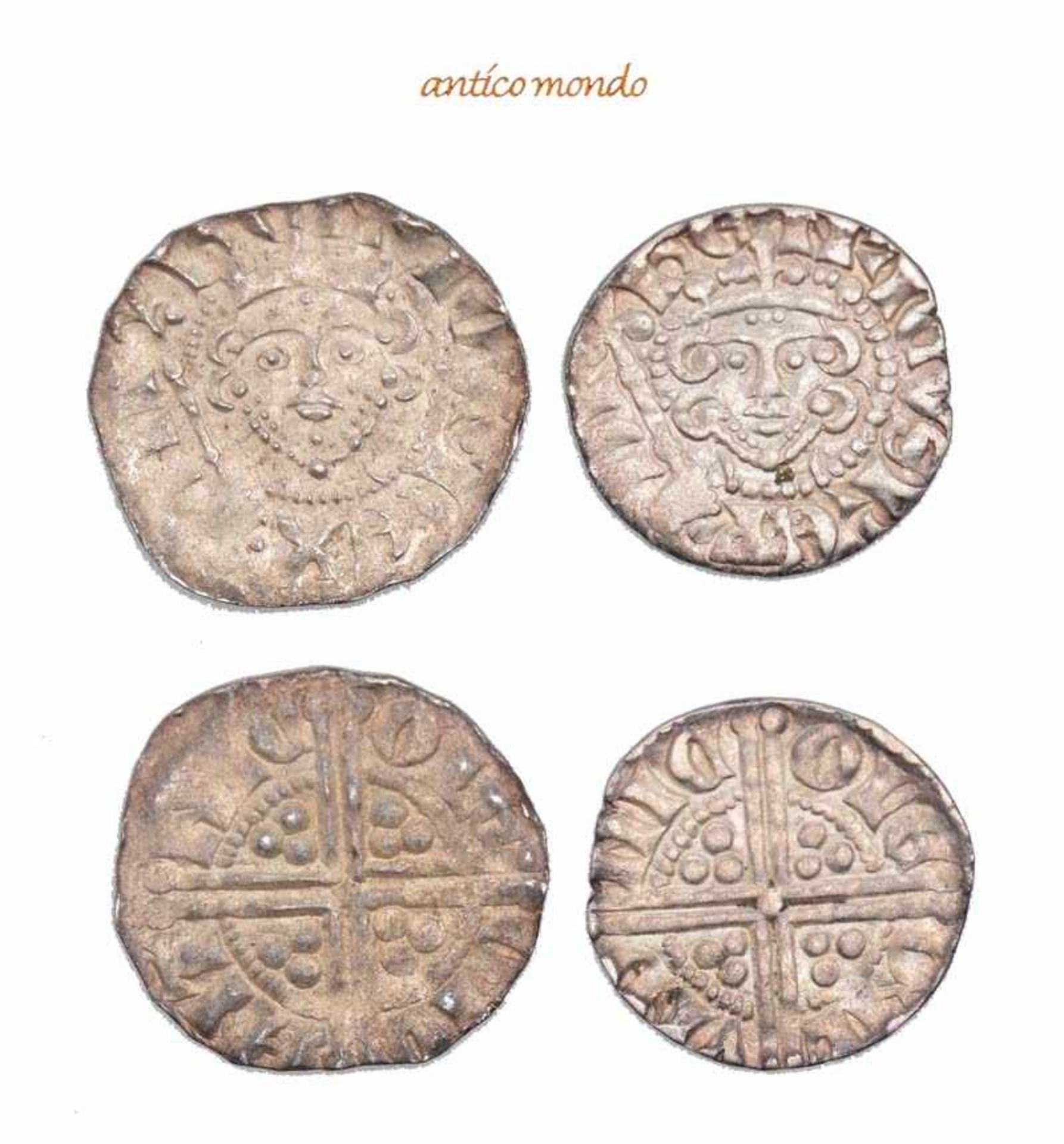 Großbritannien, Henry III., 1216-1272, Penny, o.J., sehr schön, 2 Stck- - -21.50 % buyer's premium