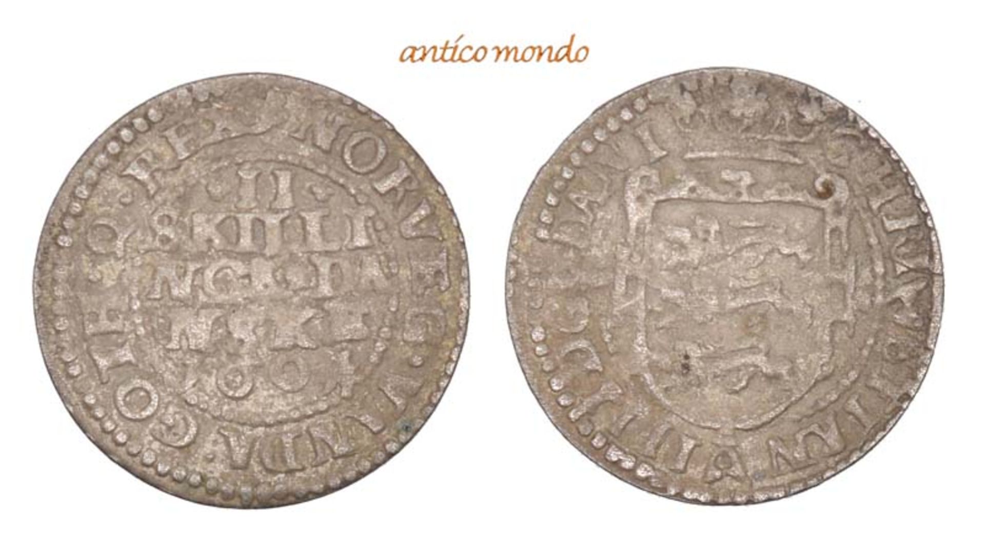 Dänemark, Christian IV., 1588-1648, 2 Skilling, 1604, sehr schön, 1,68 g- - -21.50 % buyer's premium