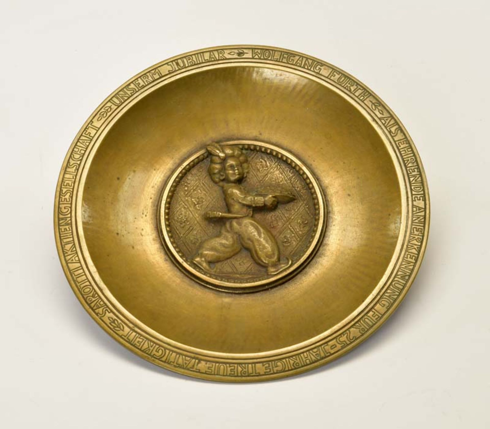 Bronze Plate "Sarotti", Germany, H. Noack Berlin, C 1