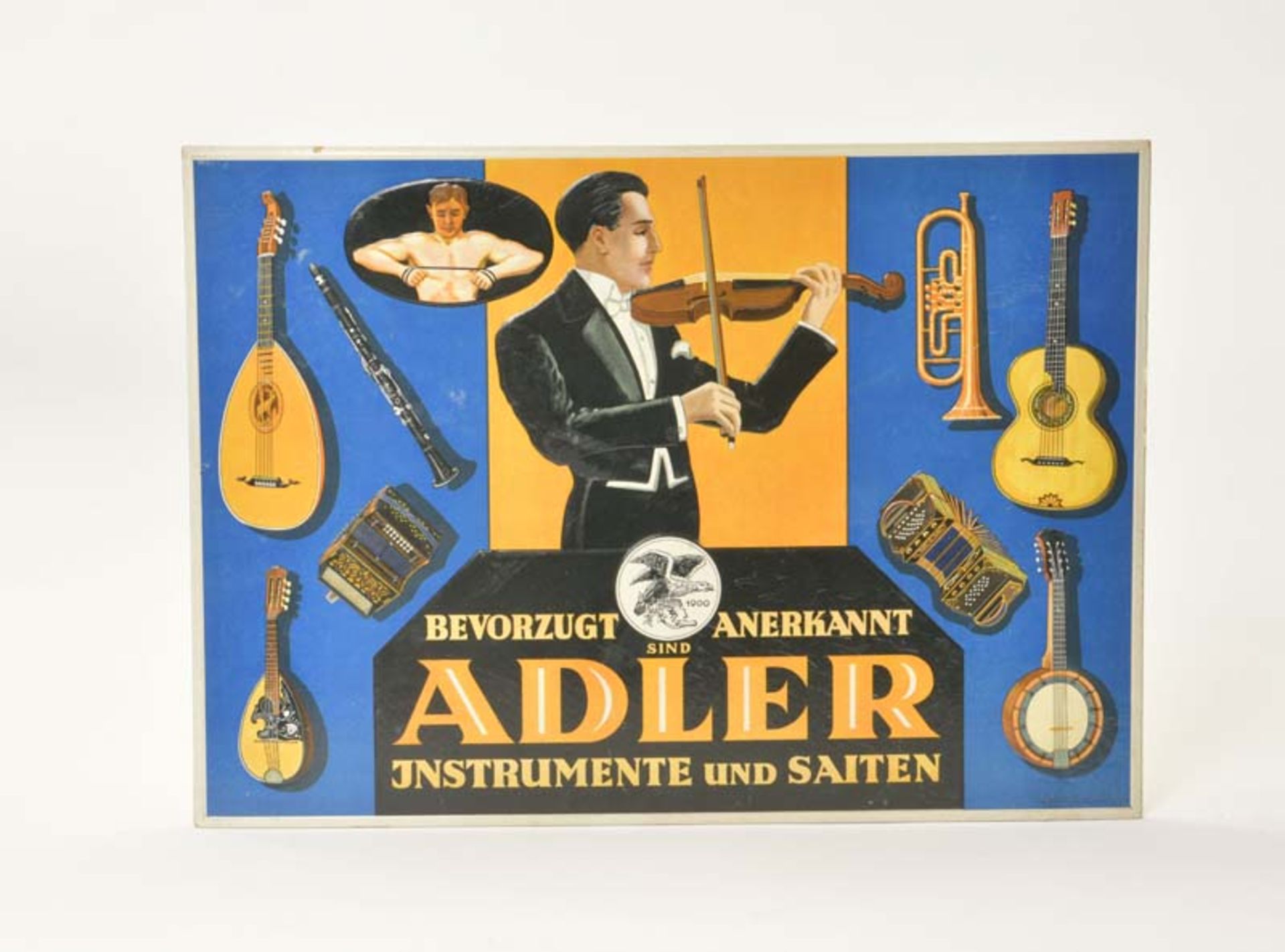 Advertising Paperboard coined "Adler Instrumente", Germany pw, C 1-