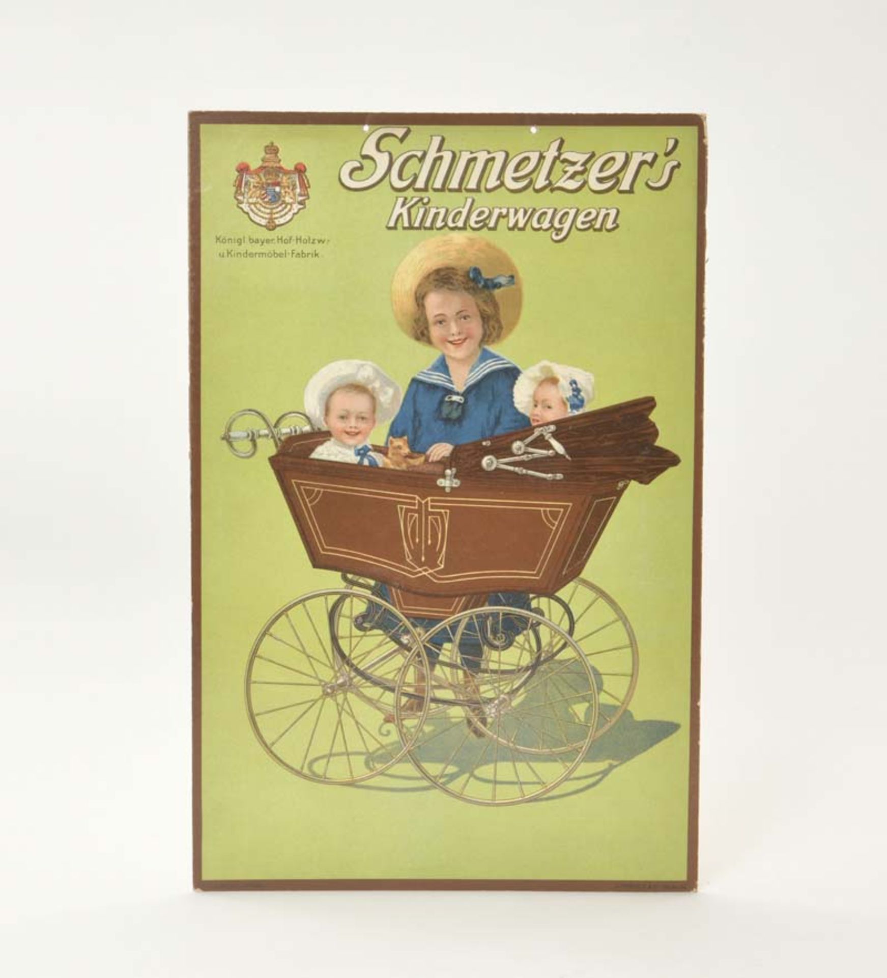 Advertising Paperboard "Schmetzers Kinderwagen", Germany pw, C 1-