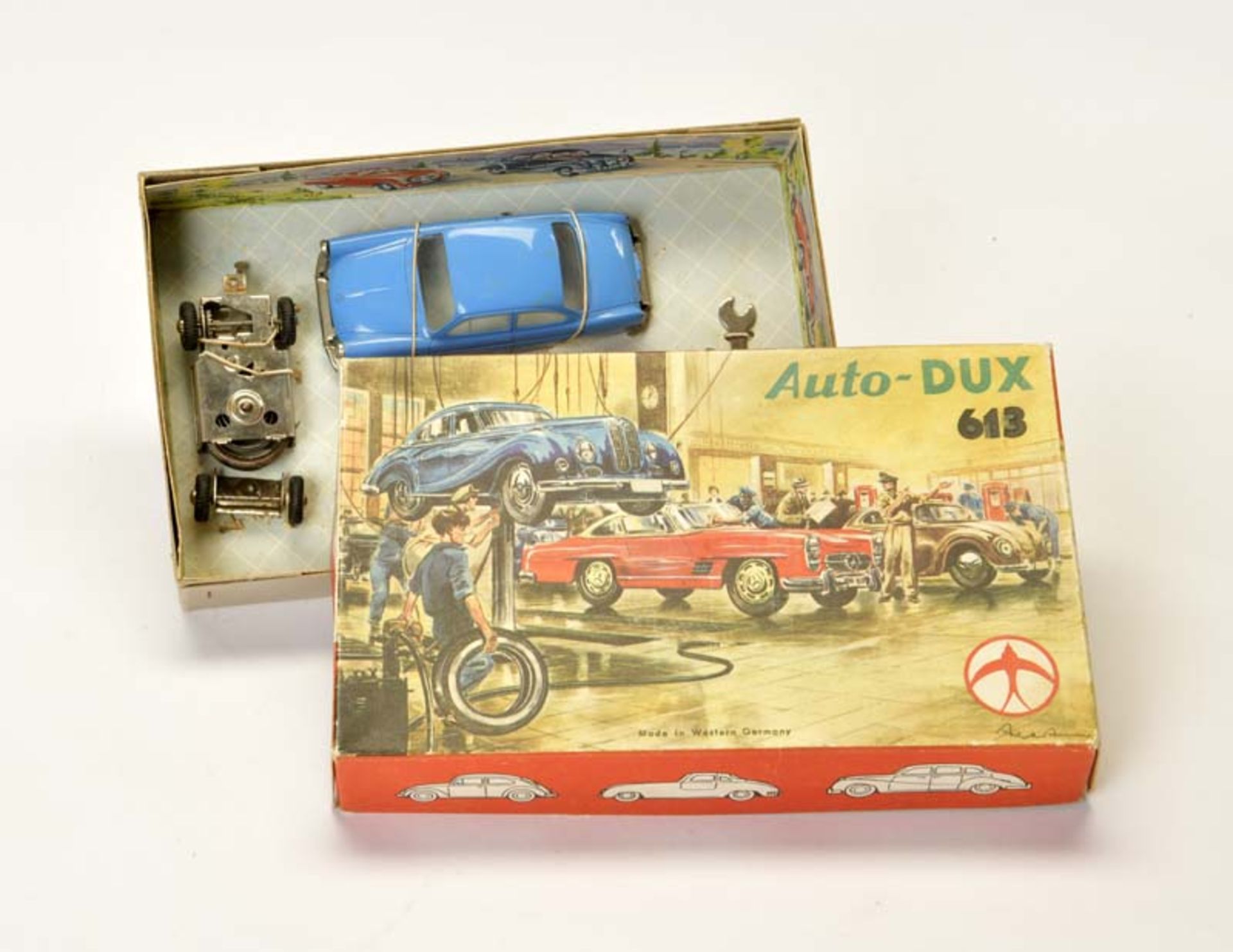 Dux, Auto Dux 613 VW 1500, W.-Germany, paint d., box C 1-, C 2-3