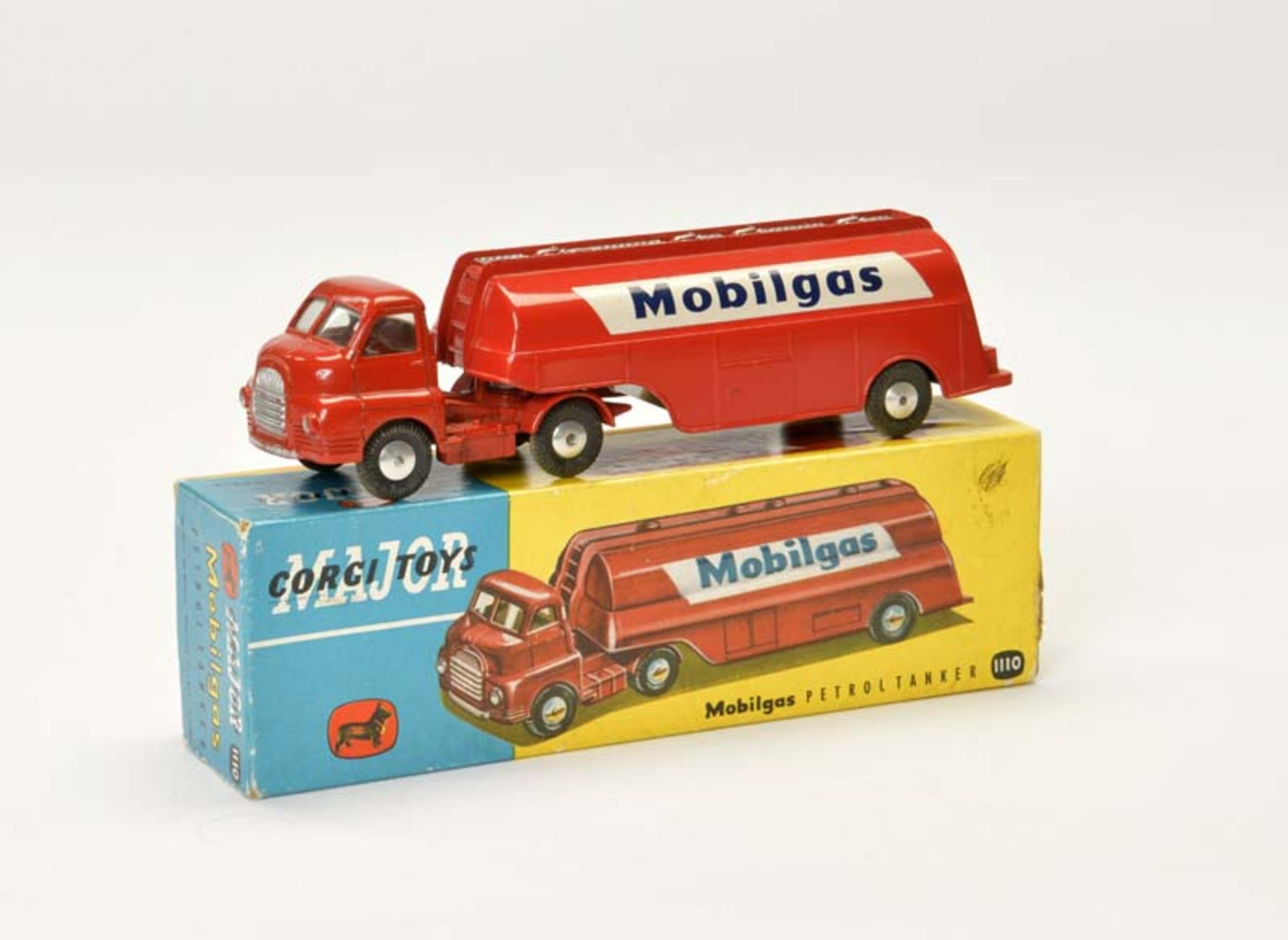 Corgi Toys, Mobilgas Petrol Tank Truck 1110, Great Britain, 1:43, diecast, box C 1-2, C 1-