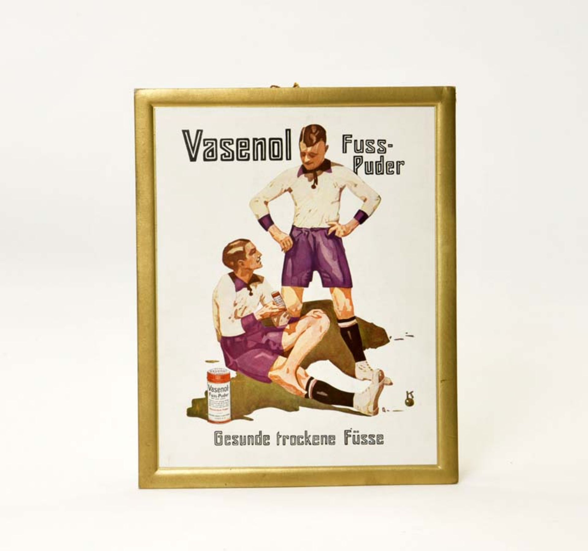 Advertising Paperboard (Football Player) "Vasenol", Germany, C 1-