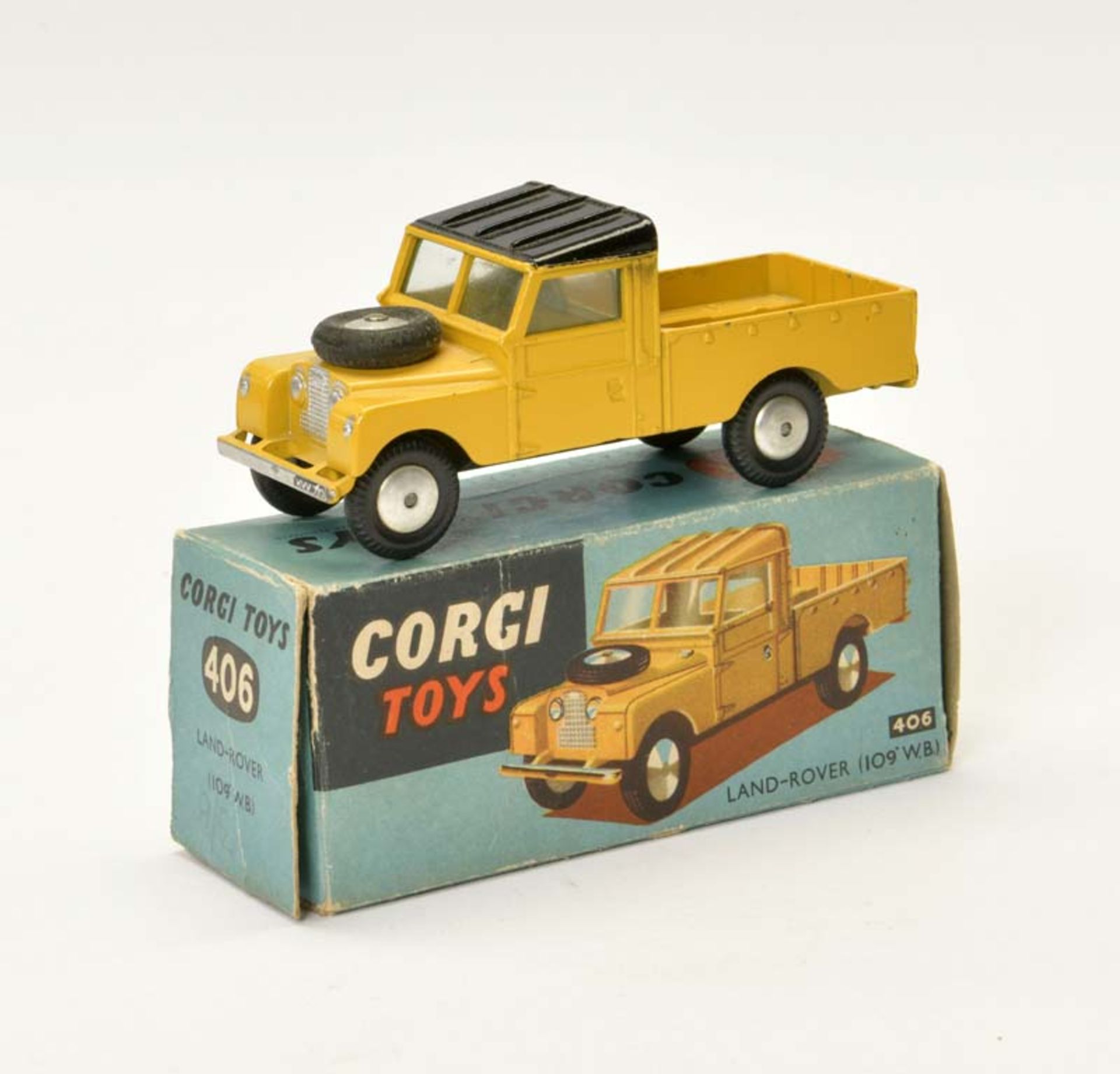 Corgi Toys, Land Rover 406, box C 2 (1 flap pasted), C 1-