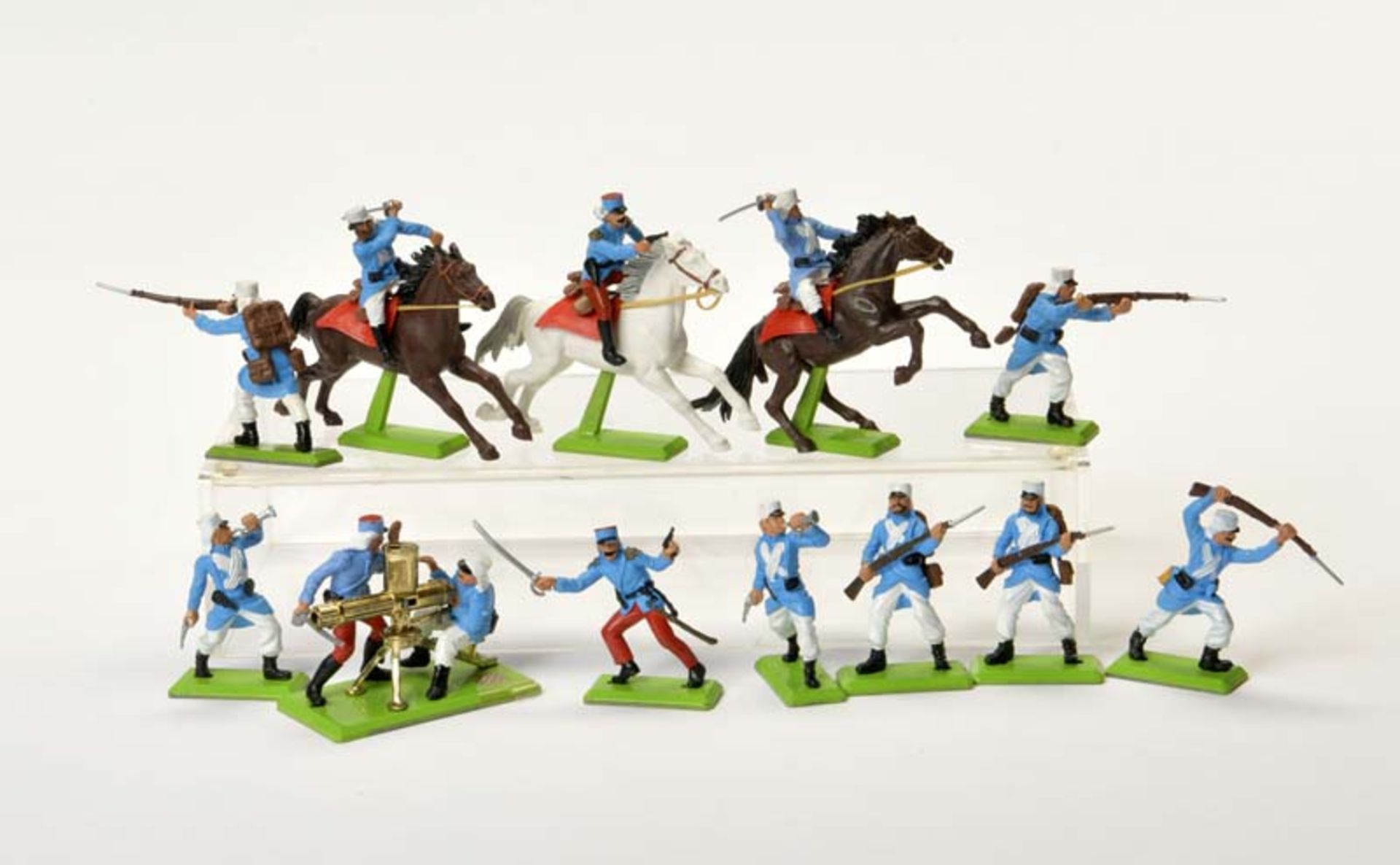 Britains, 12 Soldiers of the Foreign Legion, England, diecast, C 1