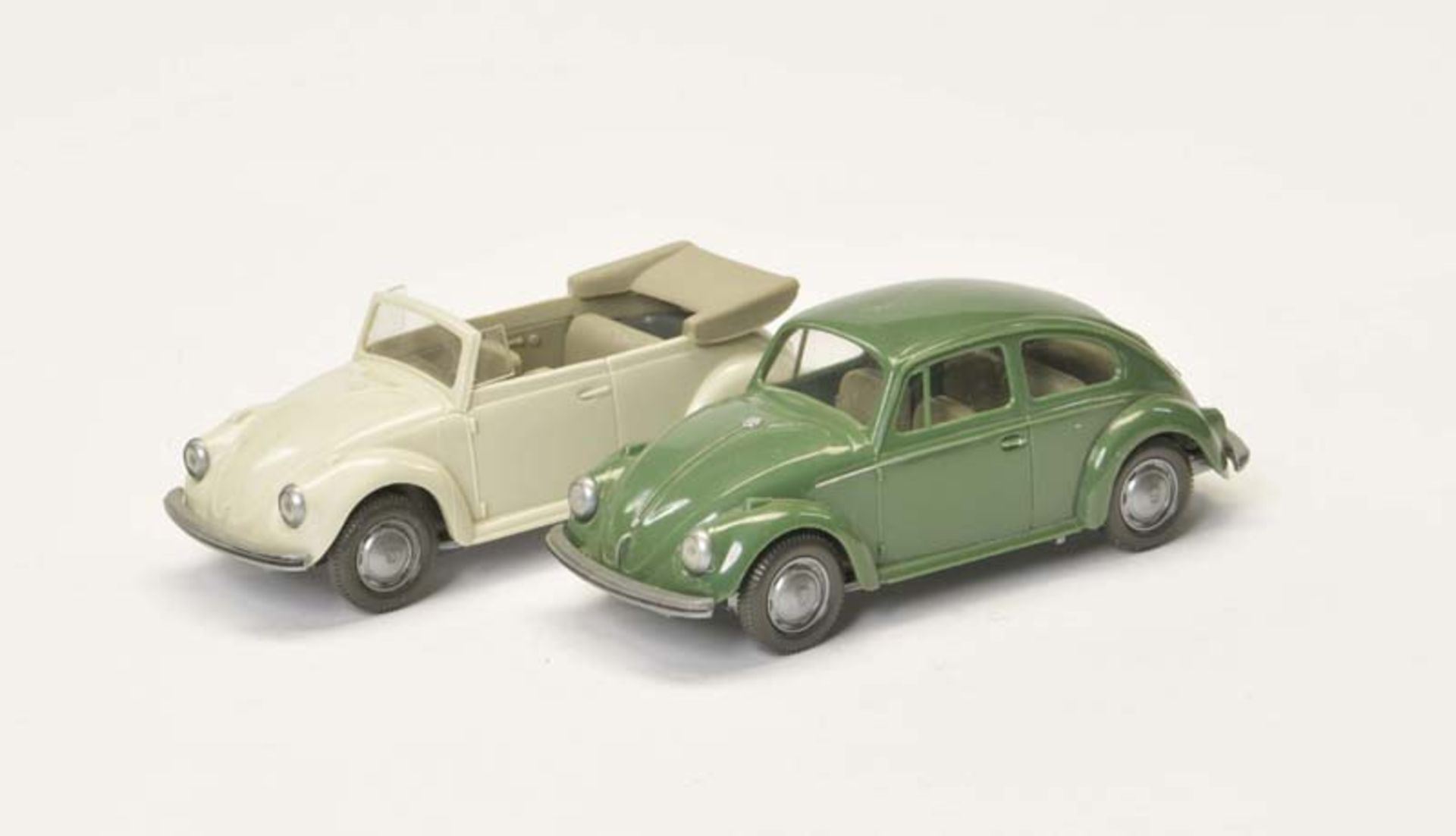 Wiking, VW Käfer + Convertible, Germany, 1:40, plastic, originals of the 60s, C 1<