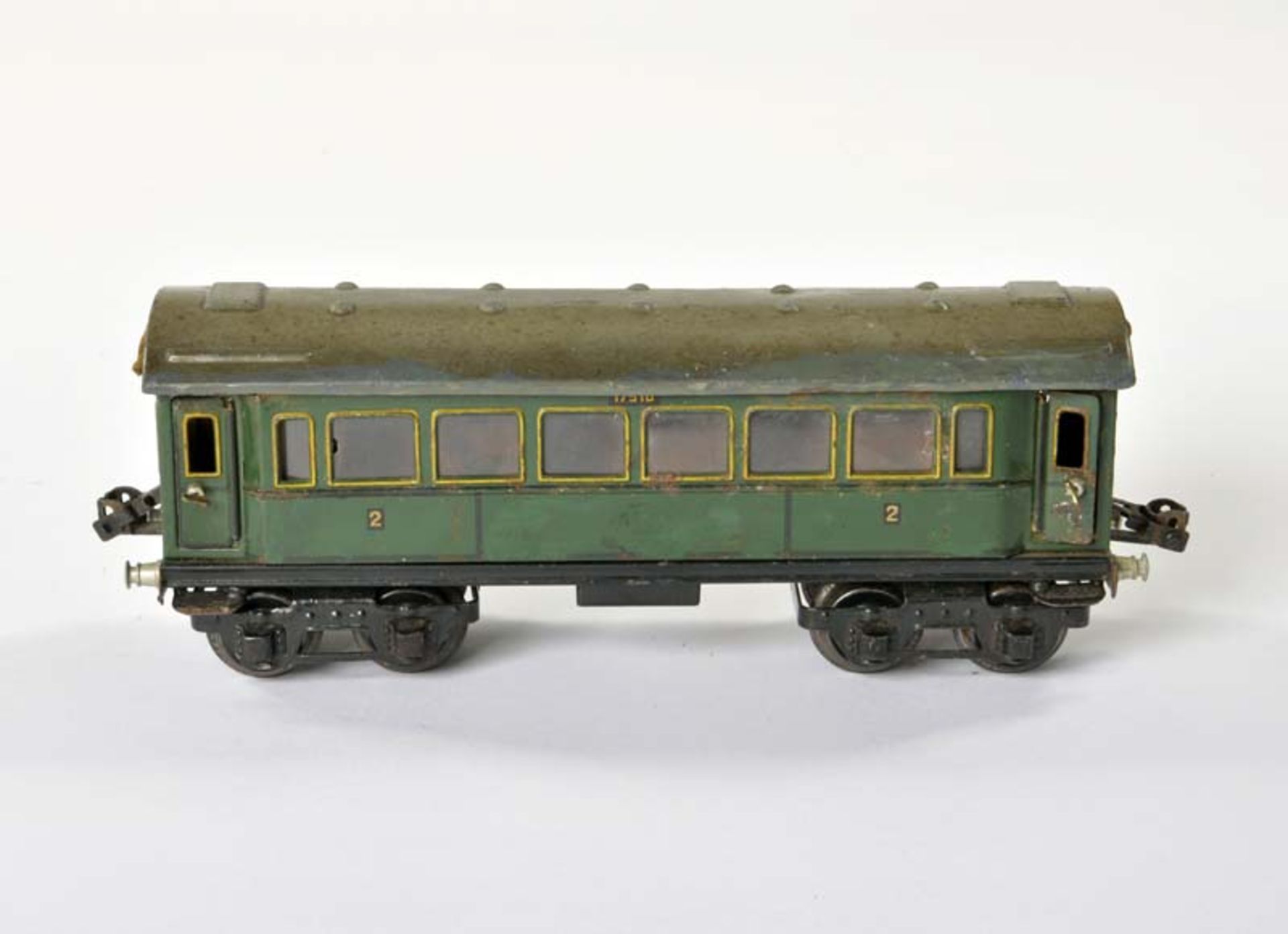 Märklin, Express Train Wagon with Interior Decoration, gauge 0, paint d., C 3+<