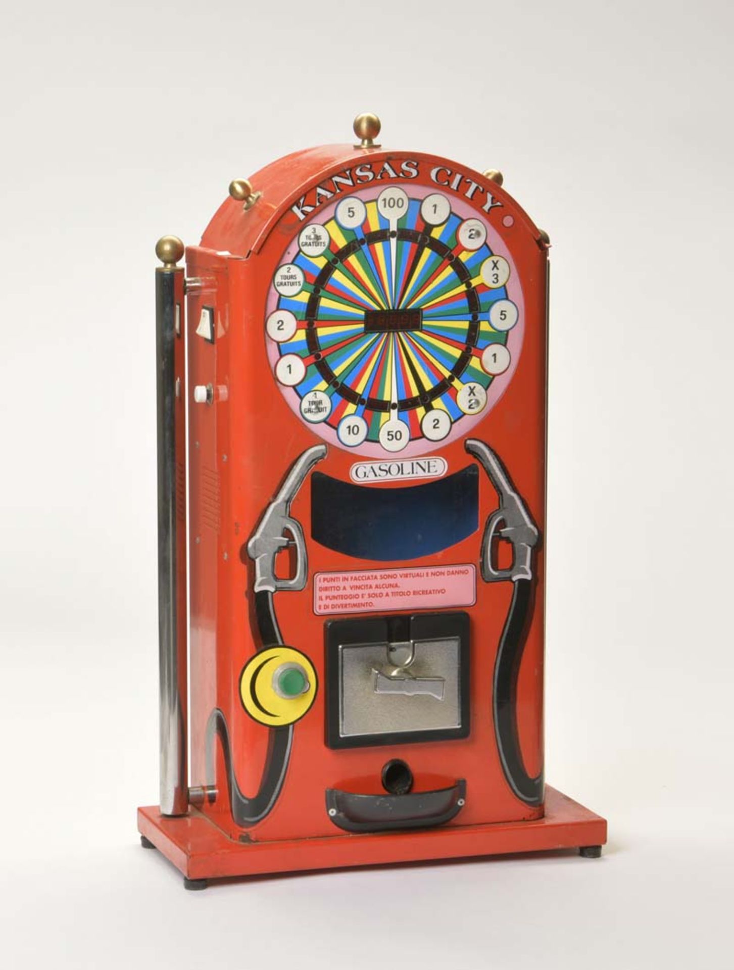 Slot Machine Kansas City, Jukebox, Bandit, Italy, function ok, min. paint d., with fresh chewing gum