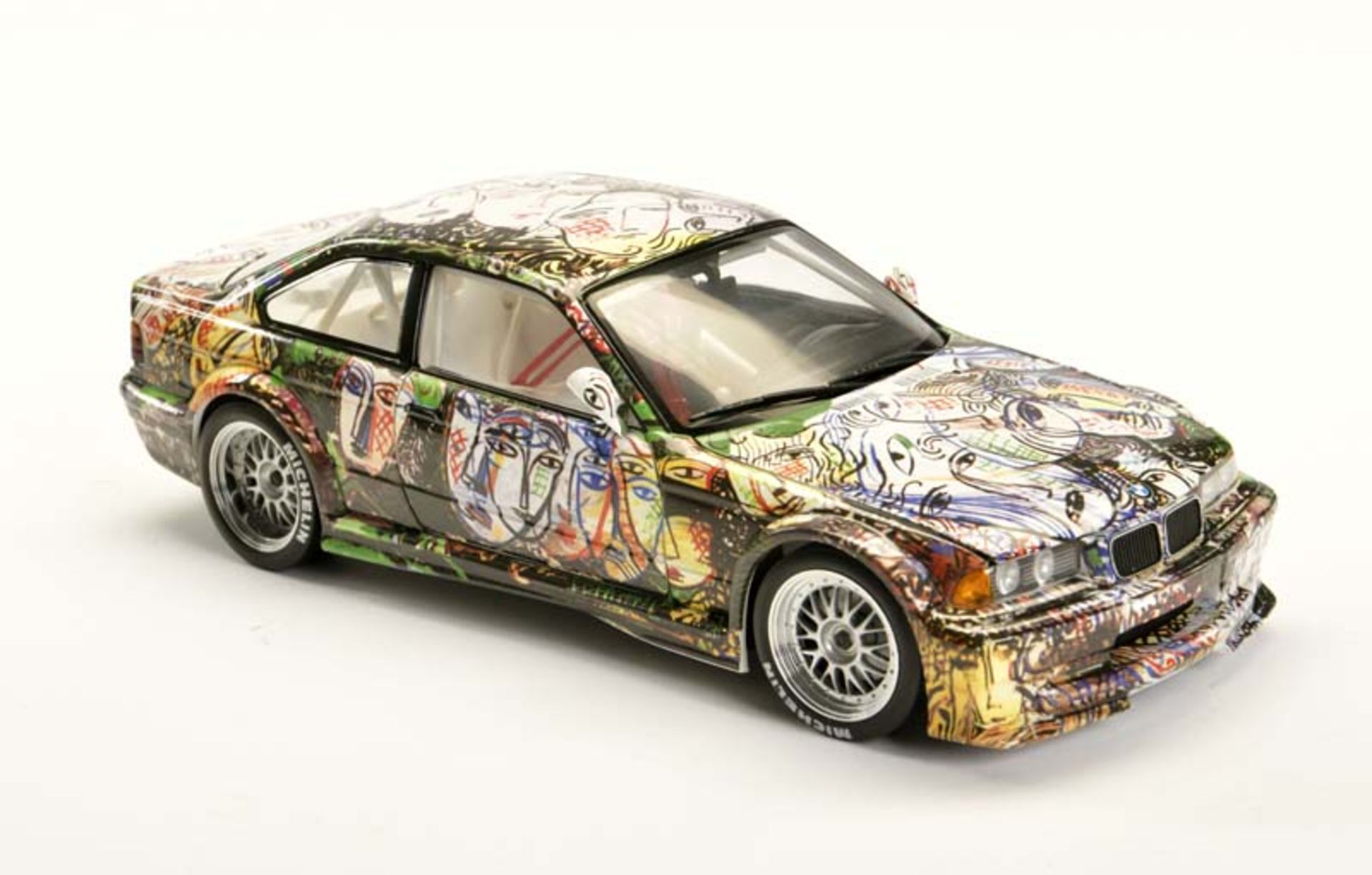 NT Models, BMW 3 Sandro Chia Art Car, 1:18, box C 1-, C 1