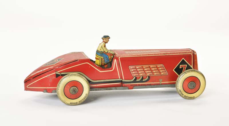 Mettoy, Racing Car, Great Britain, tin, cw ok, paint d., C 2-3