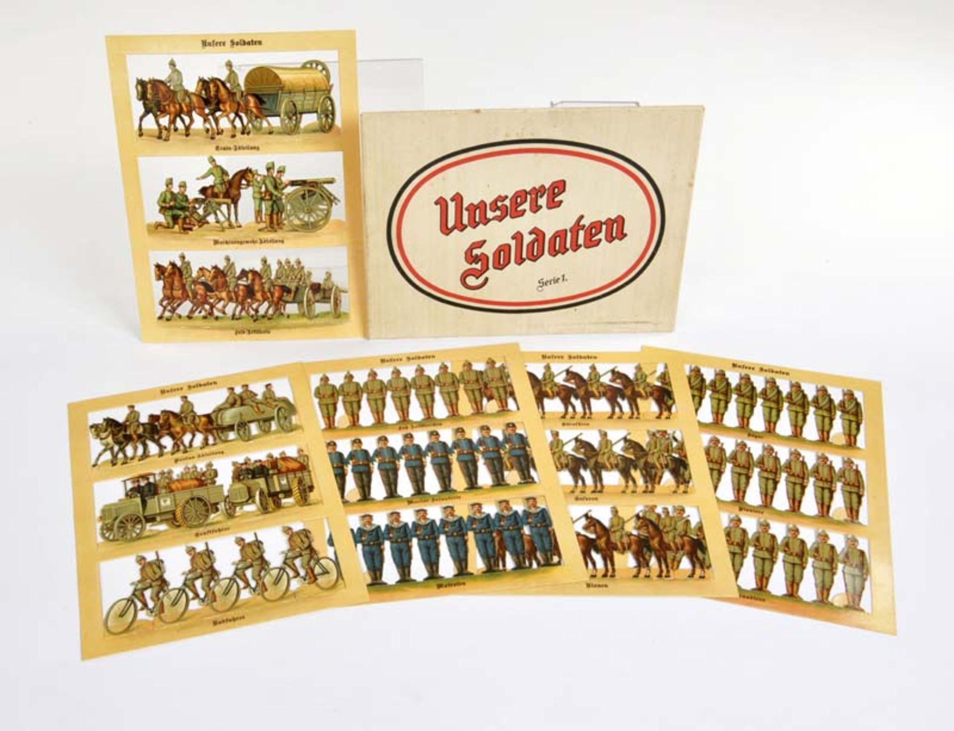 Cut Out Shut "Unsere Soldaten" Series 1, Germany pw, very good condition