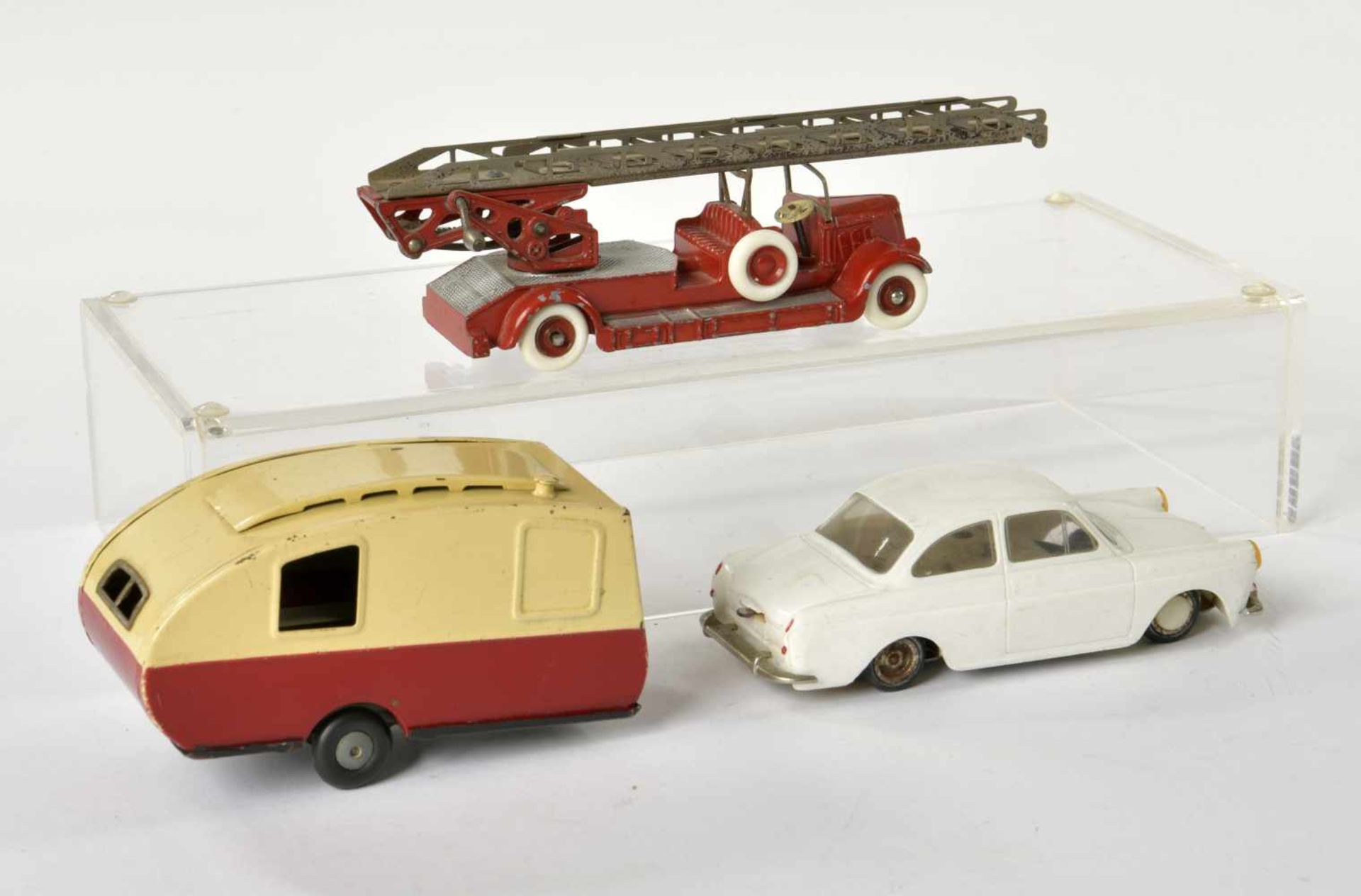 Dux, Minic a.o., Bundle Vehicles, Great Britain a.o., tin + diecast, part. paint d., C 2 - Bild 2 aus 2