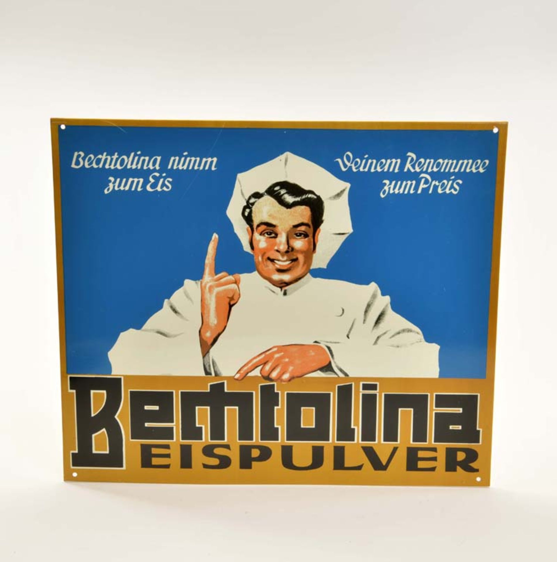 Tin Plate Sign "Bechtolina Eispulver", C 1-