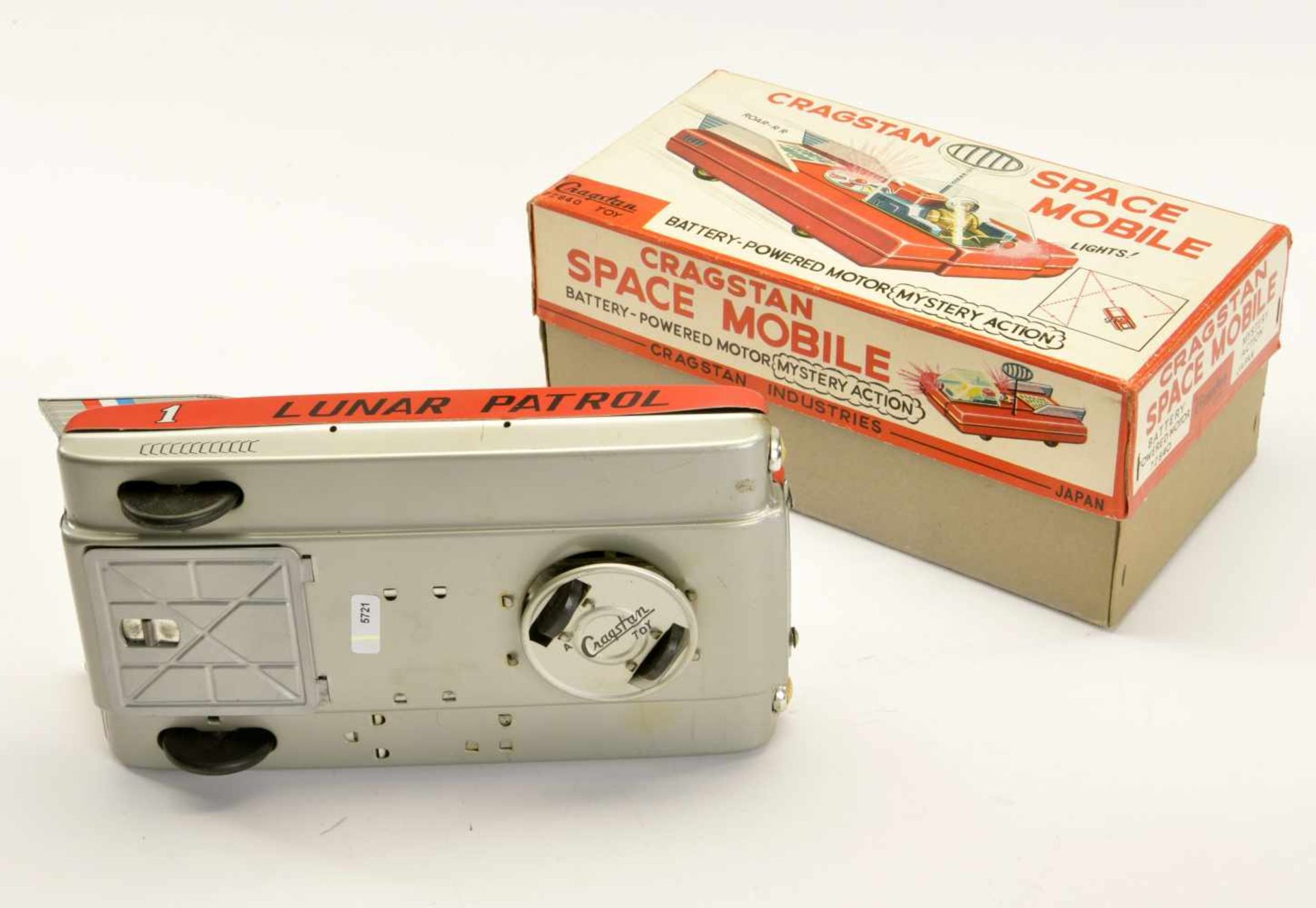 Cragstan, Space Mobile Importer, USA/Japan, tin, function ok, box C 1, with original antenna, - Bild 2 aus 3
