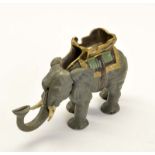 Money Bank "Elephant", cast iron, mechanism defective