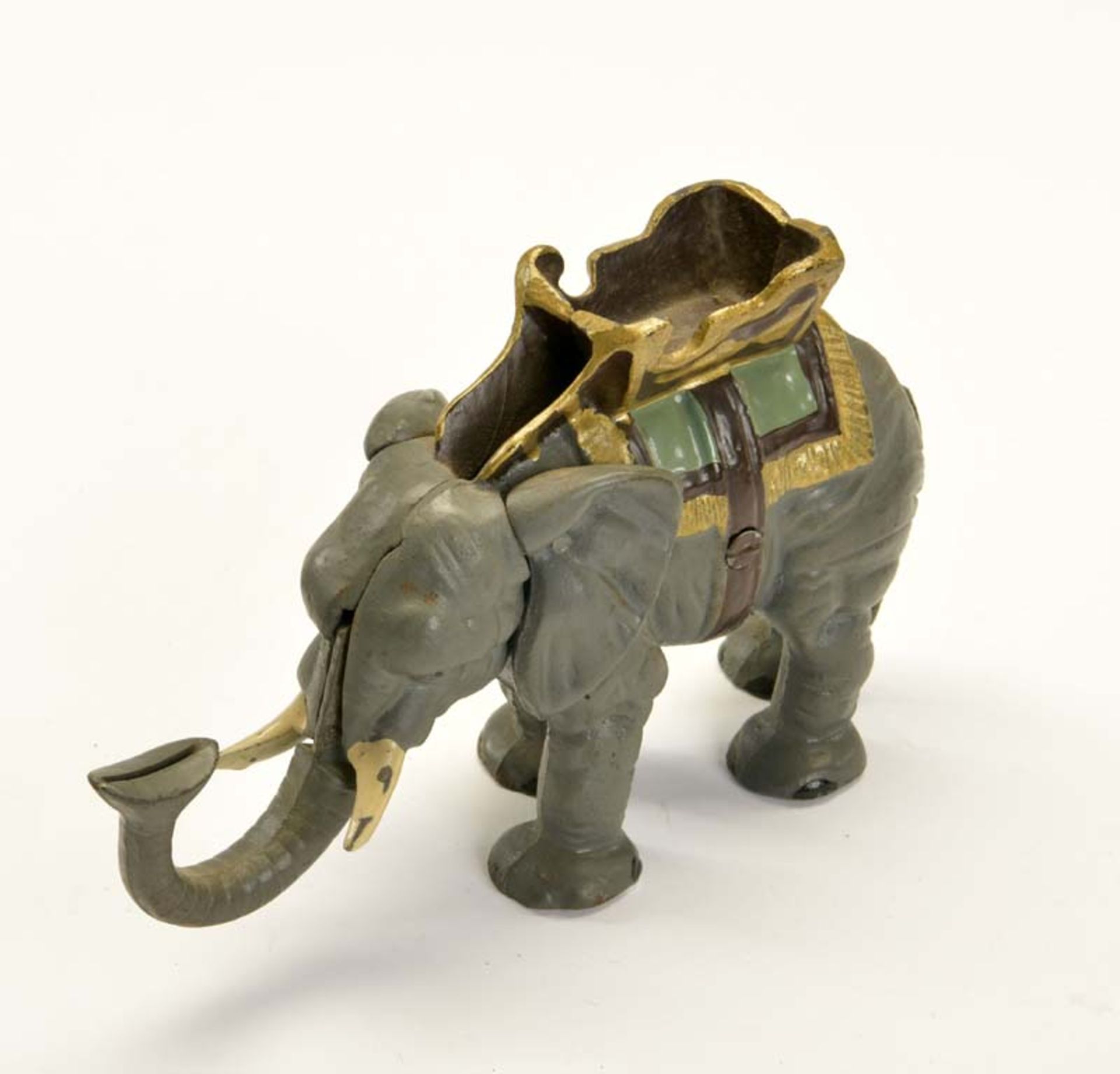 Money Bank "Elephant", cast iron, mechanism defective