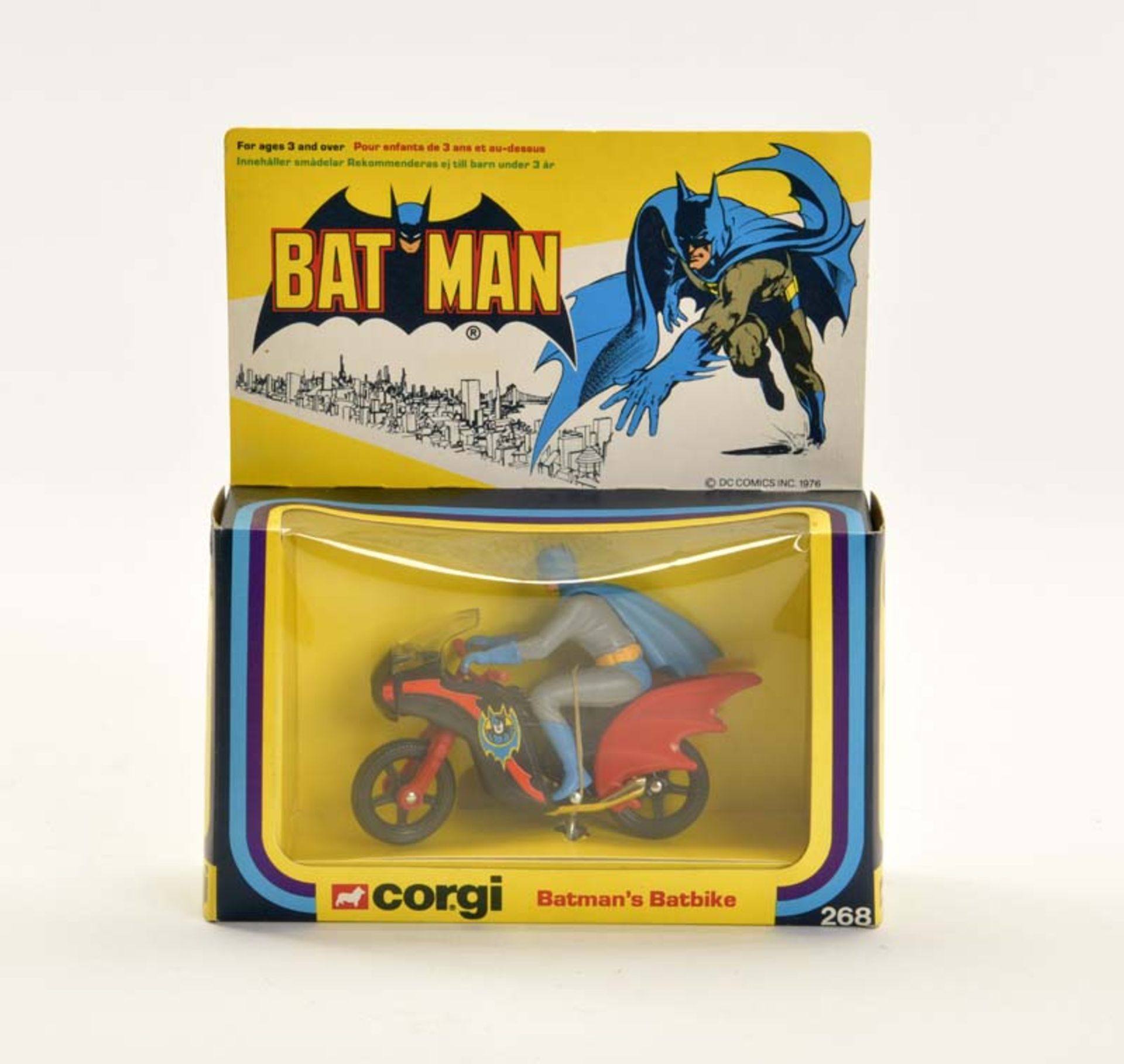 Corgi Toys, Batman's Batbike, England, mixed constr., box C 1, C 1