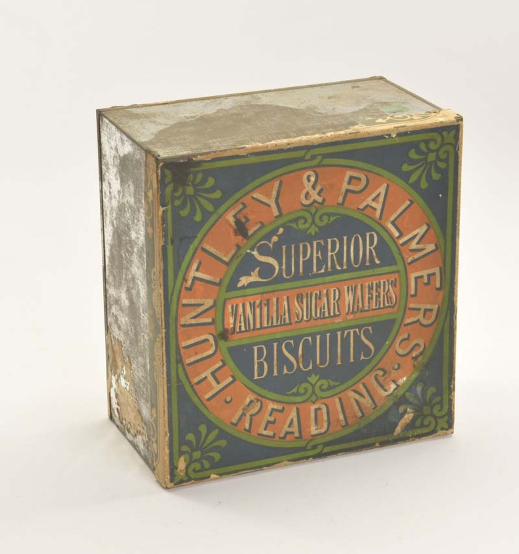 Huntley & Palmers, Biscuit Tin Can, England, worn out, C 2-3