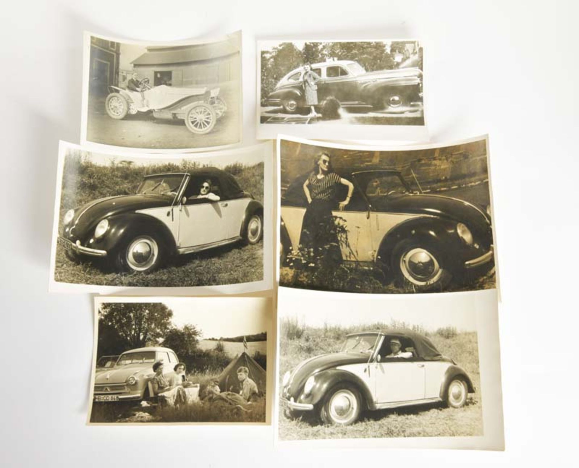 Automobilia, 6 original Photos, mostly very good condition