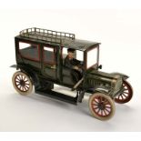 Carette, Sedan Car, Germany pw, tin, cw ok, min. paint d., lamps missing, otherwise very good