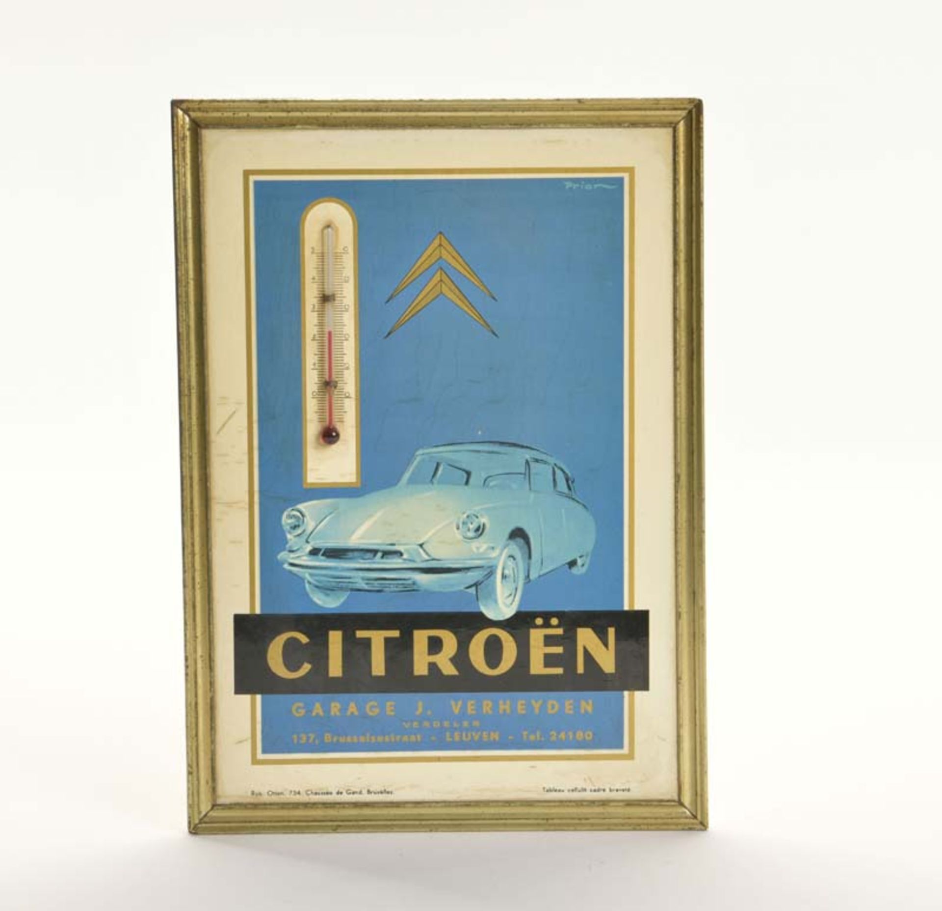 Thermometer "Citroen DS", France, traces of age, C 2