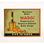 Advertising Paperboard "Maggis Suppenwürze", min. stainy, C 2