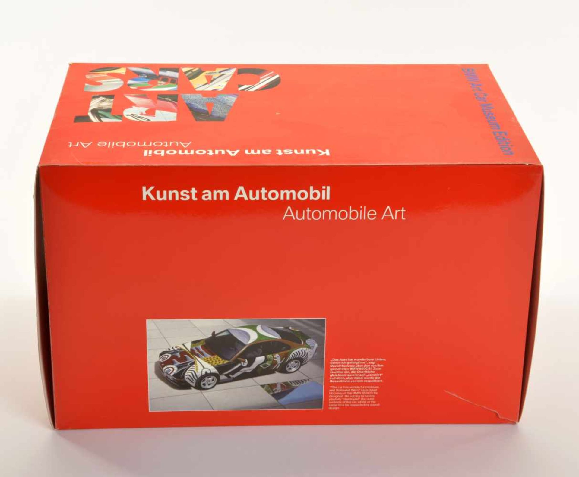 Revell, BMW 850i David Hockney Art Car, 1:18, box C 1-, C 1 - Bild 2 aus 2