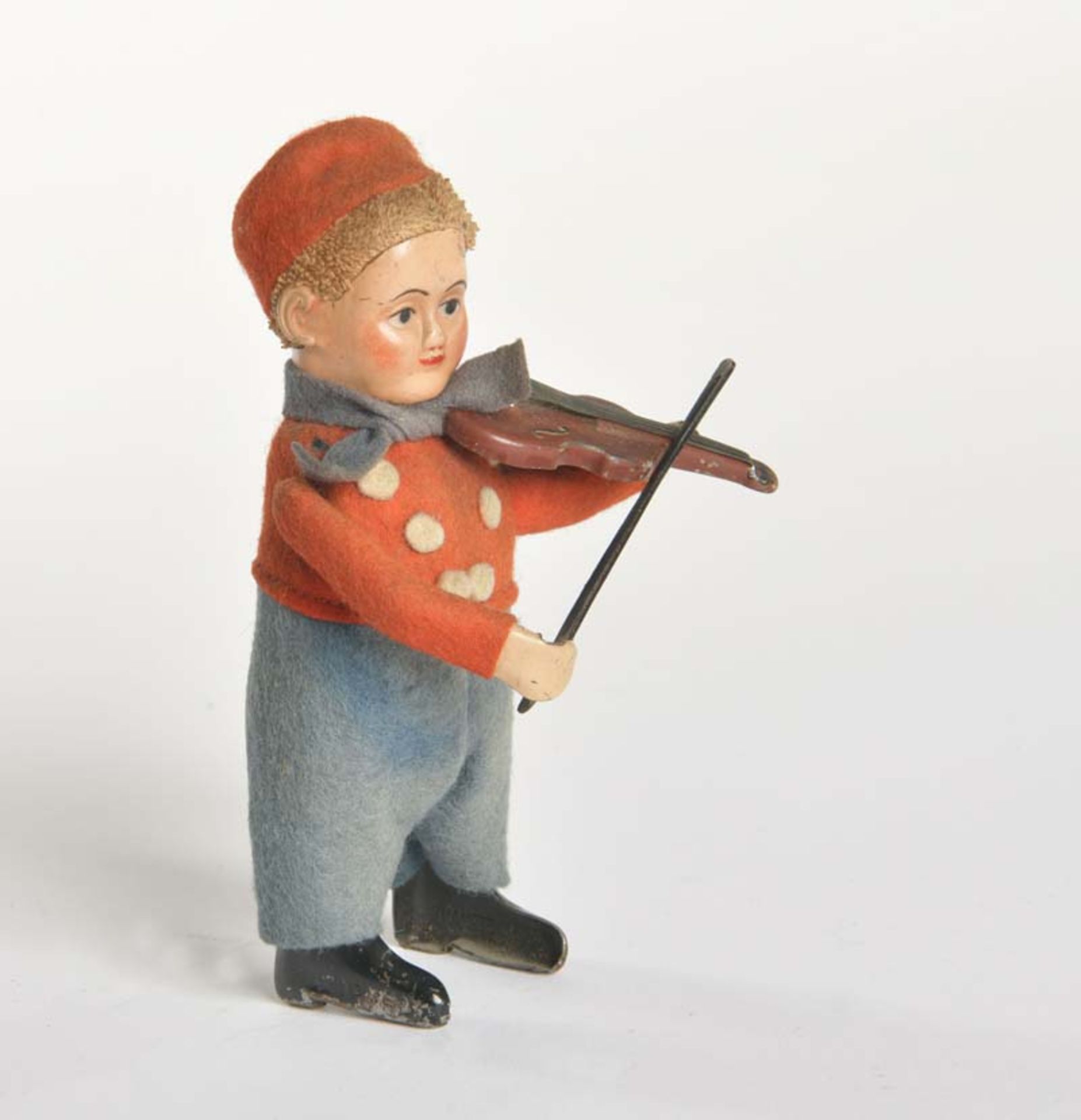 Schuco, Dutchman with Violin, Germany, mixed constr., cw ok, min. paint d., C 2+