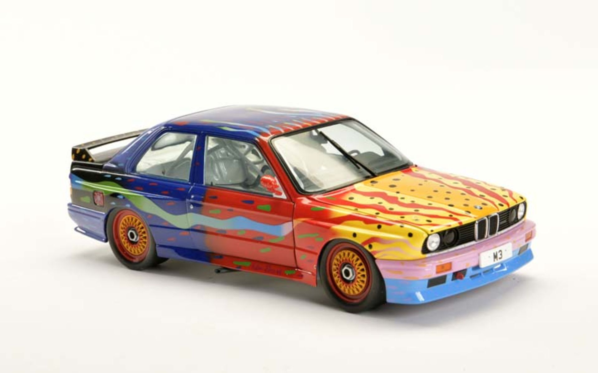 Minichamps, BMW M3 Ken Done Art Car, 1:18, box C 1-, C 1