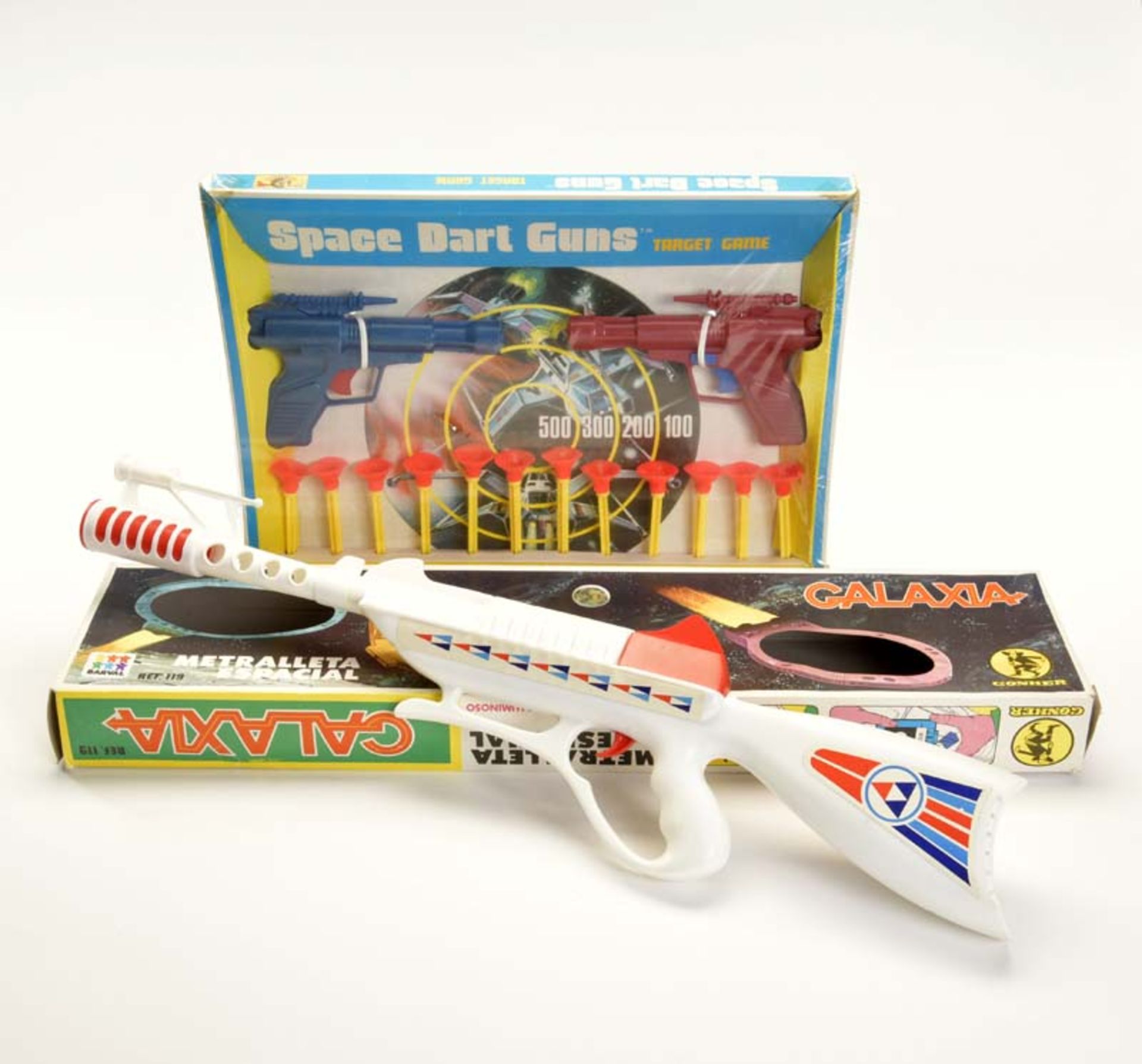 Space Dart Guns + Galaxia Space Gun, Spain + Hong Kong, plastic, C 1