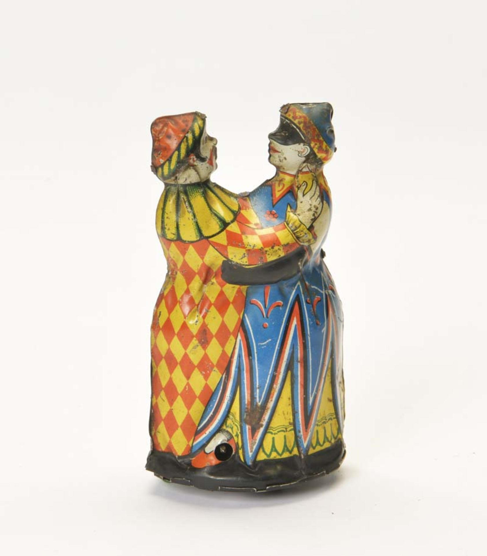 Dancing Couple, probably Germany pw, tin, cw ok, paint d., C 2-3
