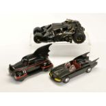 Corgi u.a., 3 Batman Cars, Batmobile, Z 1