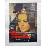 Filmplakat "Das Mädchen und der Kommissar", 60x84 cm, Knickfalten, sonst sehr guter Zustand