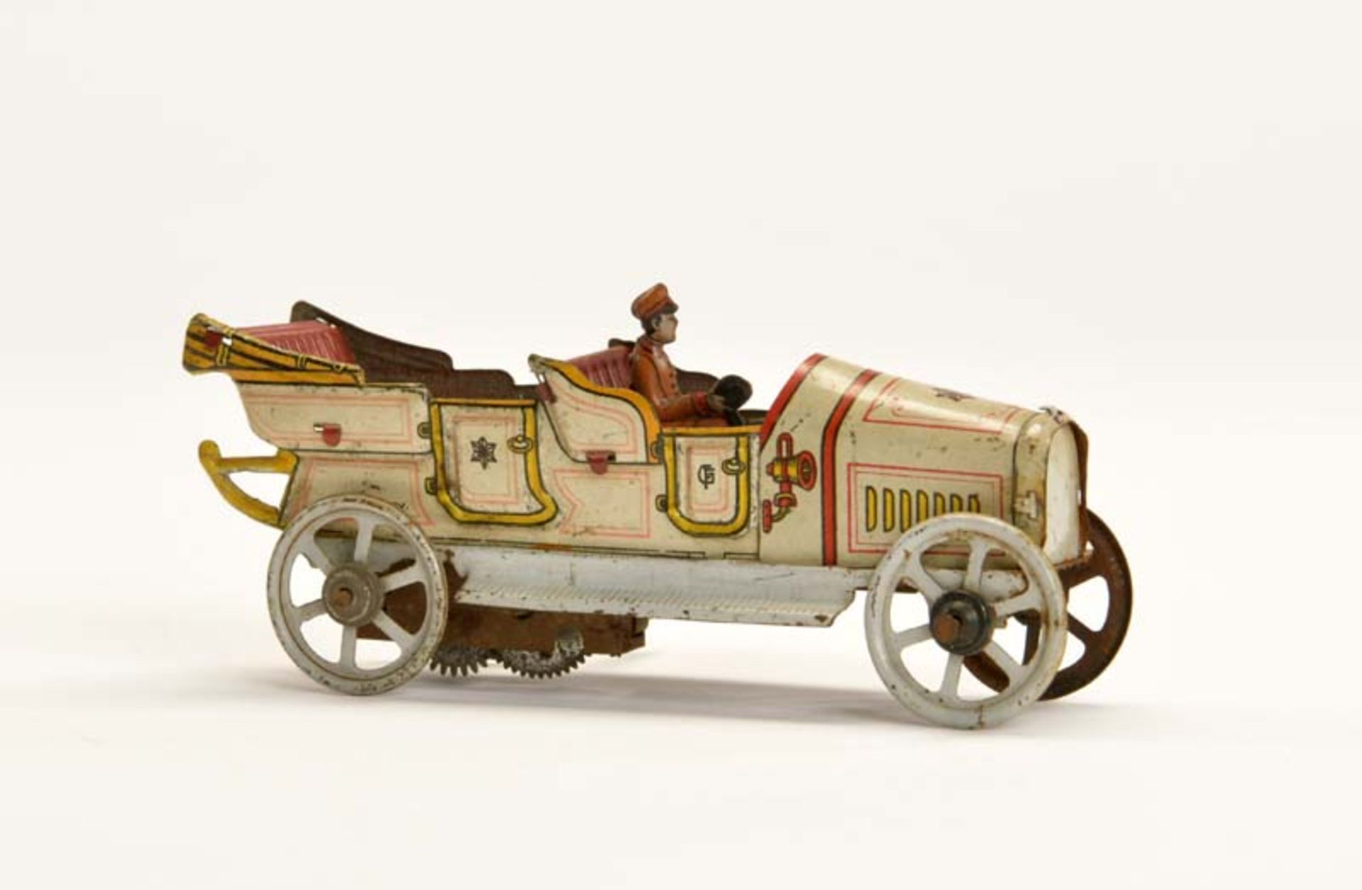 Fischer, Penny Toy Cabriolet, Germany VK, 12,5 cm, Blech, UW ok, min. LM