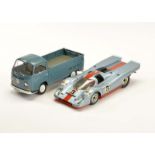 Schuco, VW T 2a + Porsche 917, 1:18, Kst + Druckguss, Z 1-2