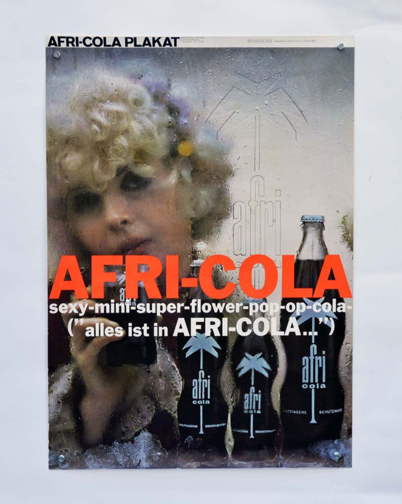 Afri Cola Plakat 70er Jahre, 60x84 cm, Z 1-