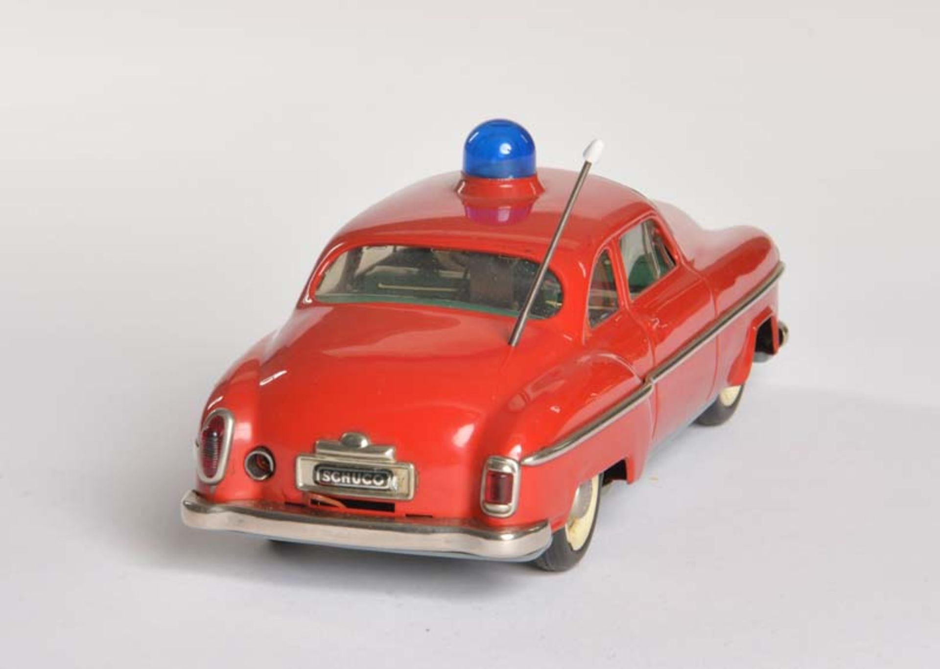 Schuco, Razzia Car 5340, US Z. Germany, 21 cm, Blech, Funktion ok, aus der Fritz Ferschl - Bild 5 aus 5