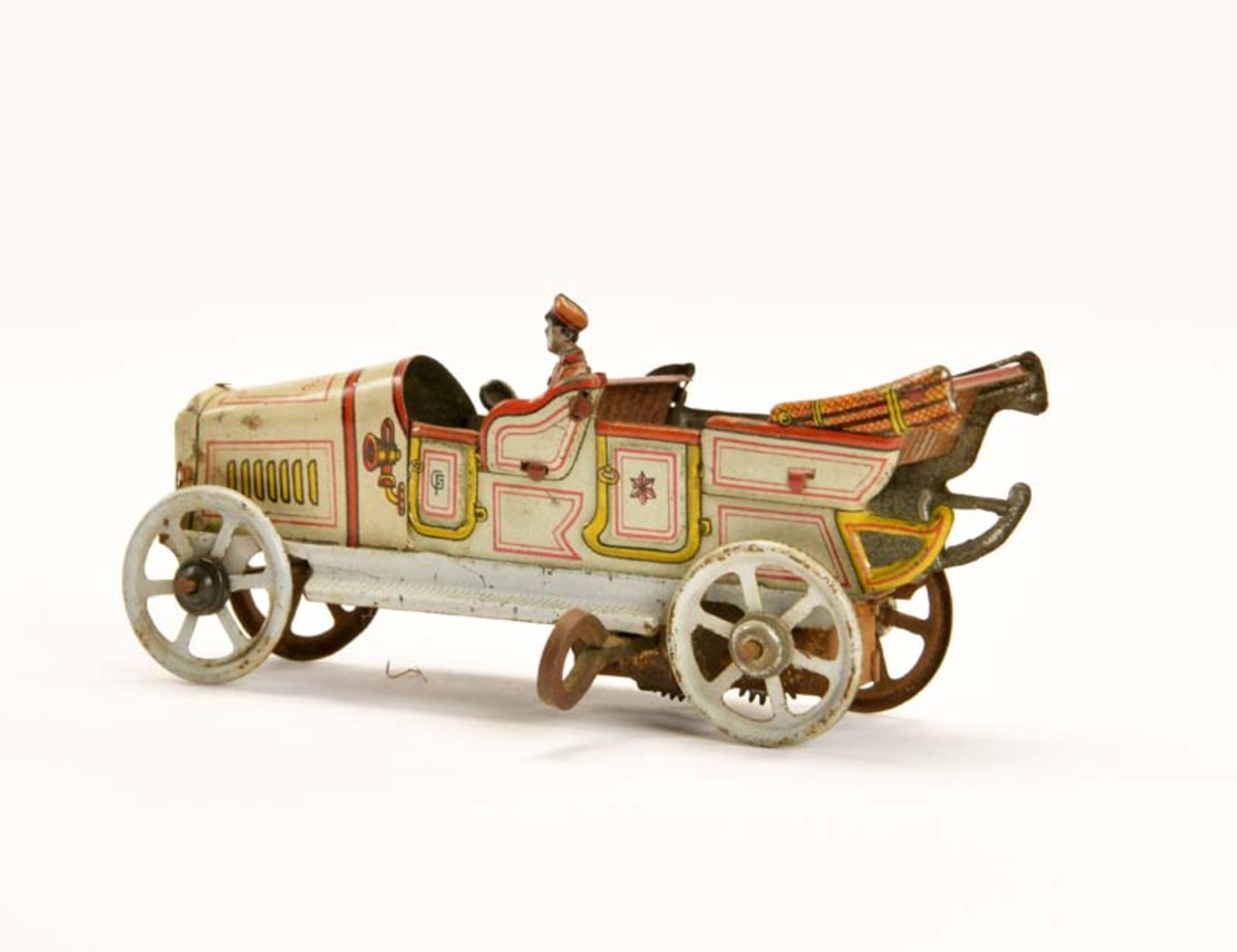 Fischer, Penny Toy Cabriolet, Germany VK, 12,5 cm, Blech, UW ok, min. LM - Bild 2 aus 2