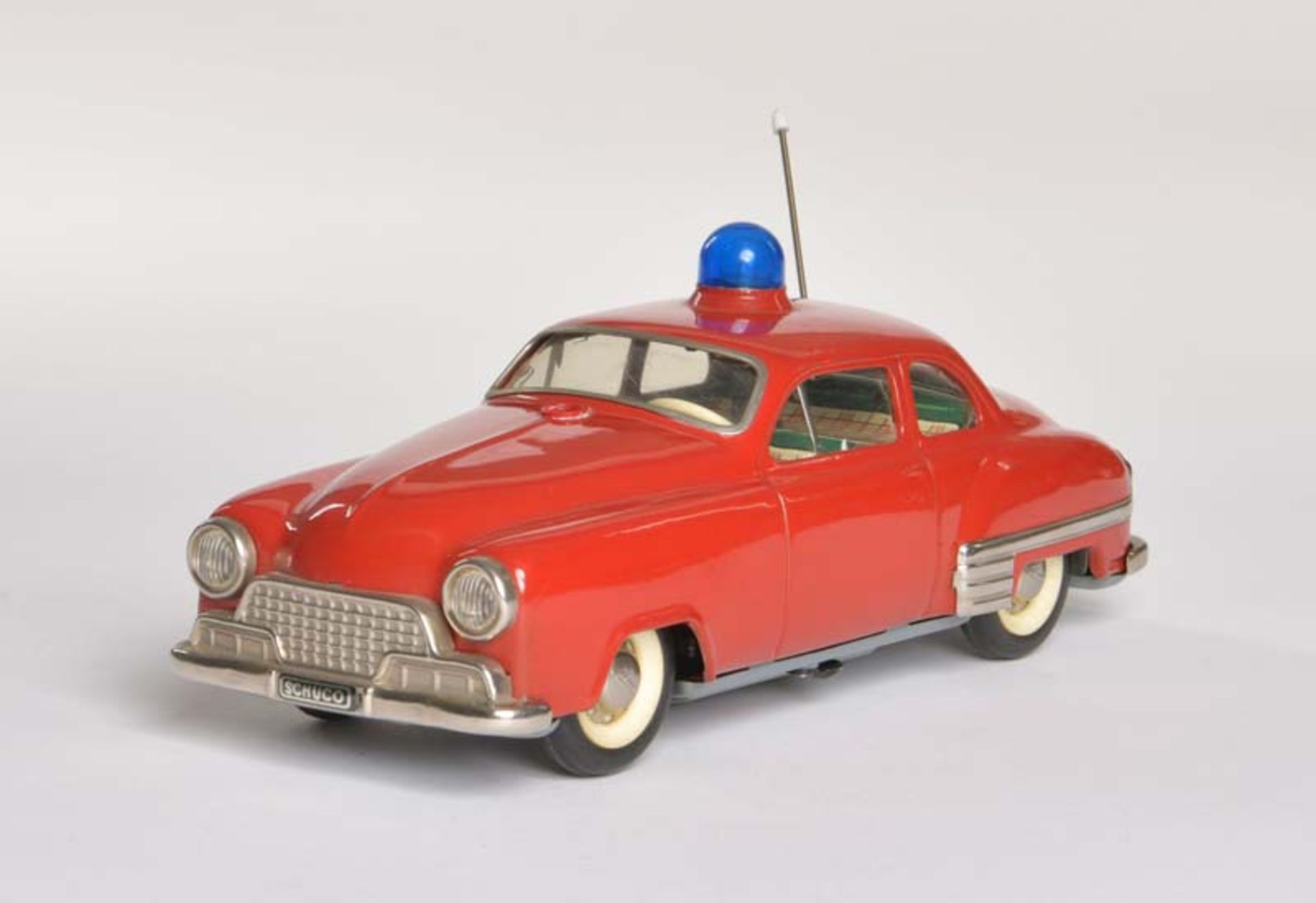 Schuco, Razzia Car 5340, US Z. Germany, 21 cm, Blech, Funktion ok, aus der Fritz Ferschl - Bild 3 aus 5