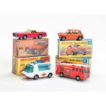 Matchbox, 4 Superfast Modelle, England, Druckguss, Okt Z 1, Z 1