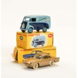 Dinky Toys, Renault Floride + Morris 10 CWT Van, France + England, 1:43, Druckguss, min. LM, 2x