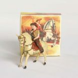 Köhler, Cowboy auf Pferd, US Z. Germany, 11 cm, Blech, UW ok, Reprobox, Z 1