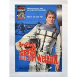 Filmplakat "Perry Rhodan SOS aus dem Weltall", 59x84 cm, Knickfalten, 4 Nadellöcher, sonst guter