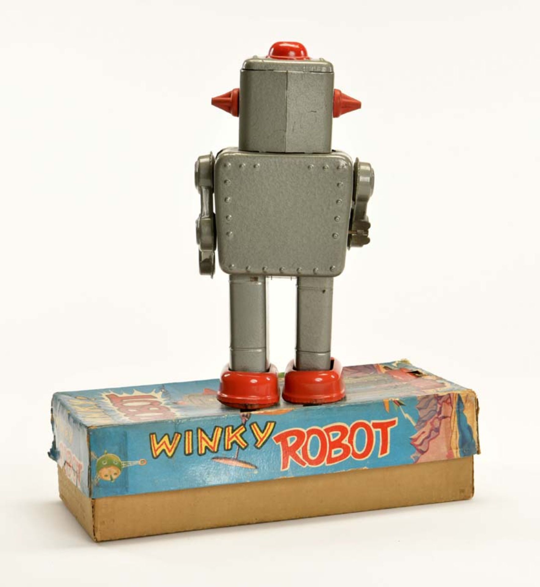 Yone, Winky Robot, Japan, 24 cm, Blech, UW ok, min. LM, Okt Z 2, Z 2+ - Bild 2 aus 3
