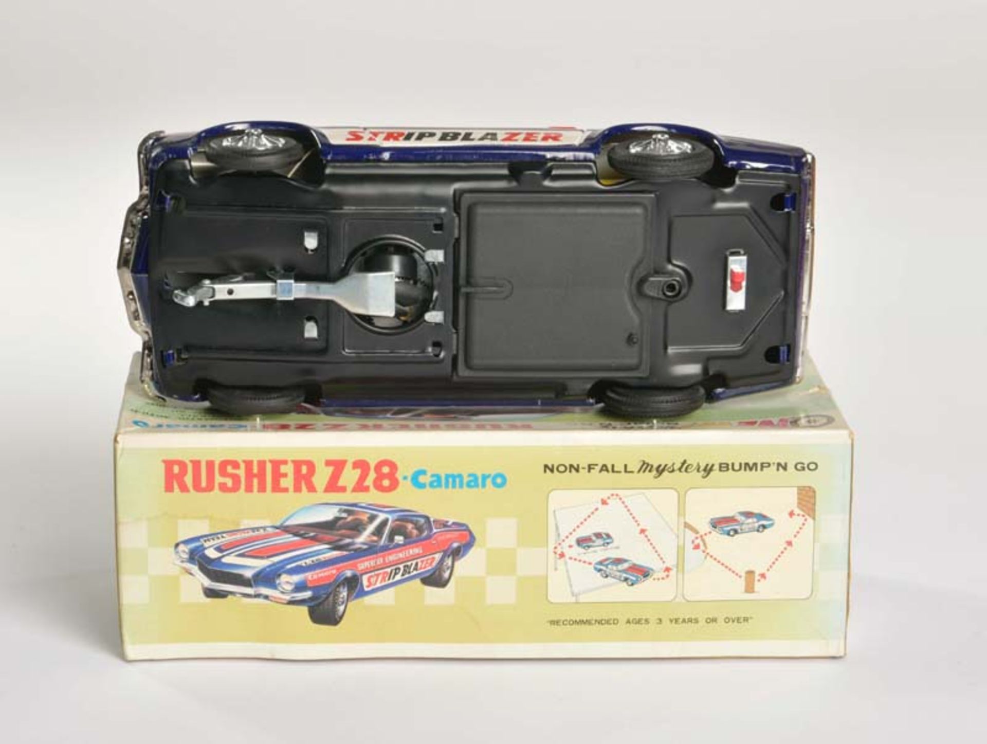 Taiyo, Rusher Z 28 Camaro, Japan, 24 cm, Blech, Bat. Antrieb ok, Okt Z 1, Z 1 - Bild 3 aus 3