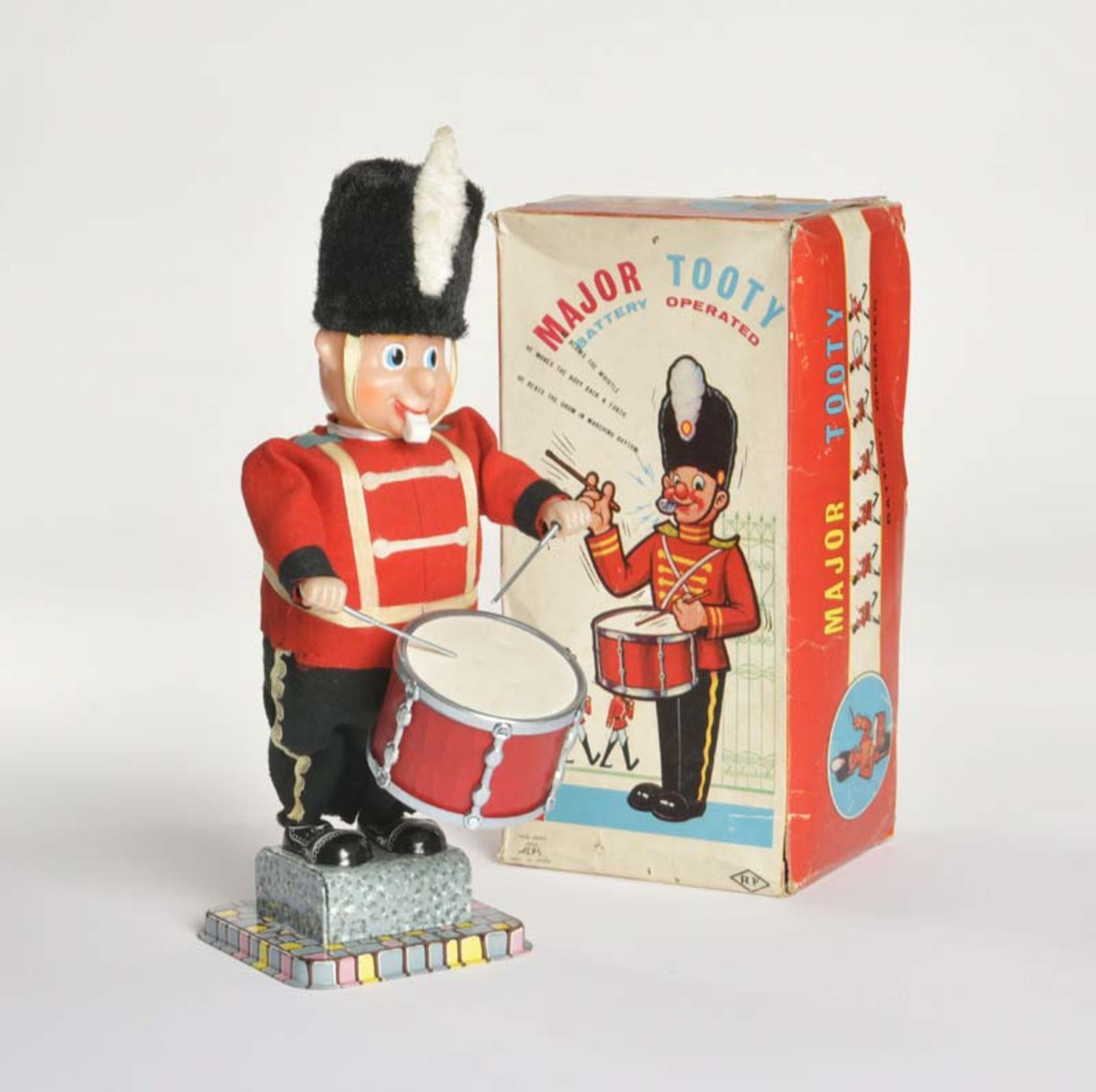 Alps, Major Tooty Drummer, Japan, 36 cm, GemBw, Funktion nicht geprüft, Okt Z 2, Z 1-2