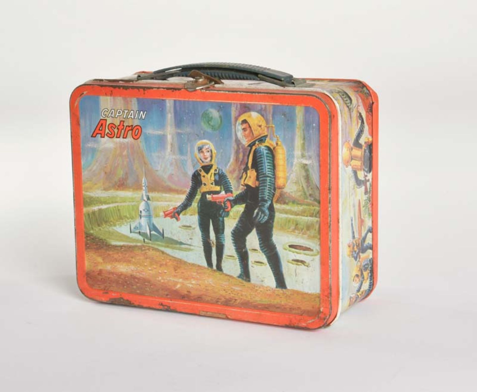 Lunchbox, Captain Astro, 18x22,5 cm, Blech, LM, Z 2-3
