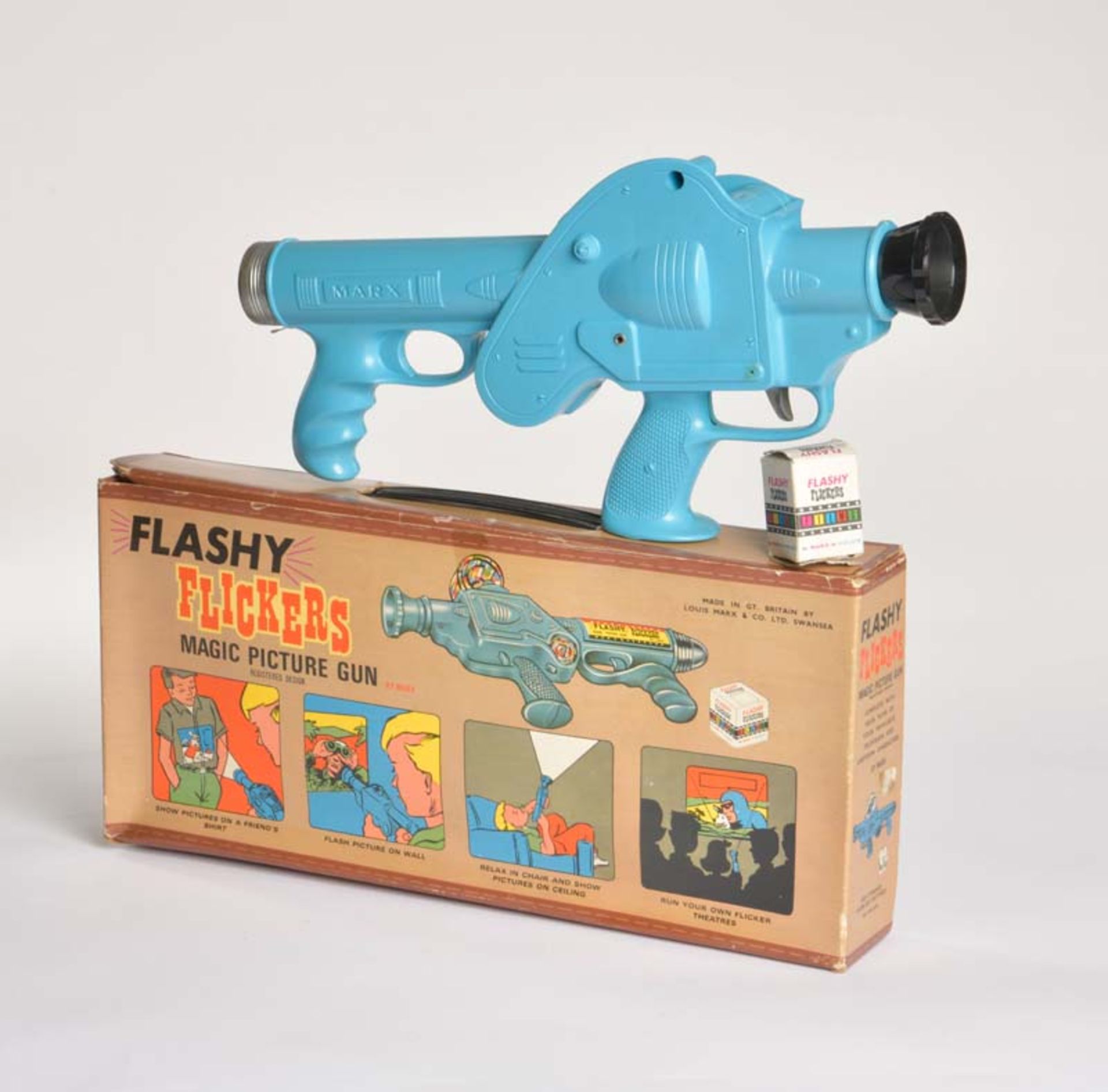 Marx, Flashy Flickers Magic Picture Gun, Great Britain, 40 cm, Kst, Z 1-2 - Bild 2 aus 2